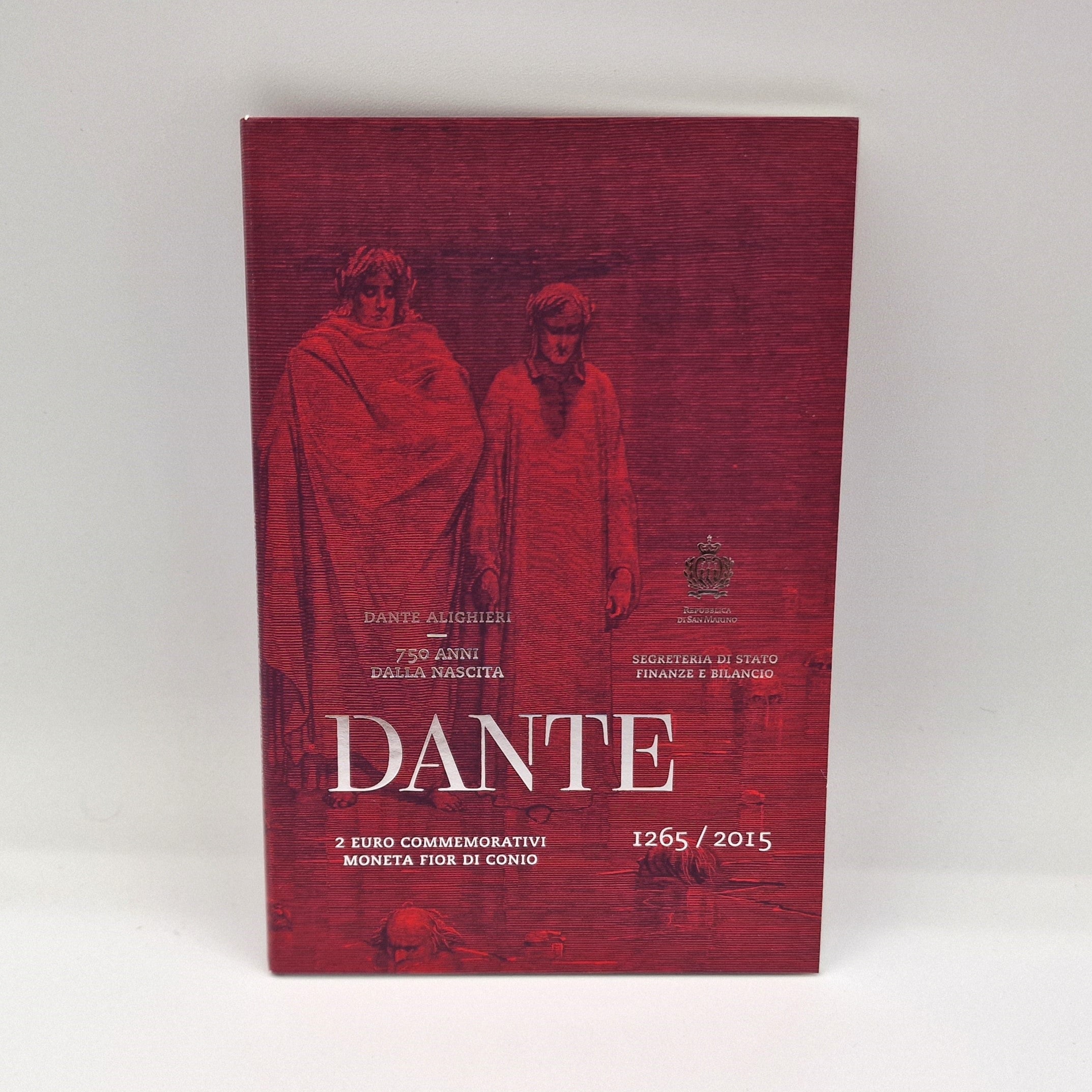 2015 "Dante Alighieri" - 2€ San Marino Coincard